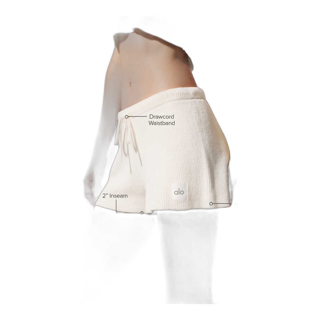 alo Supernatural Sweater Short - Ivory by Alo Yoga