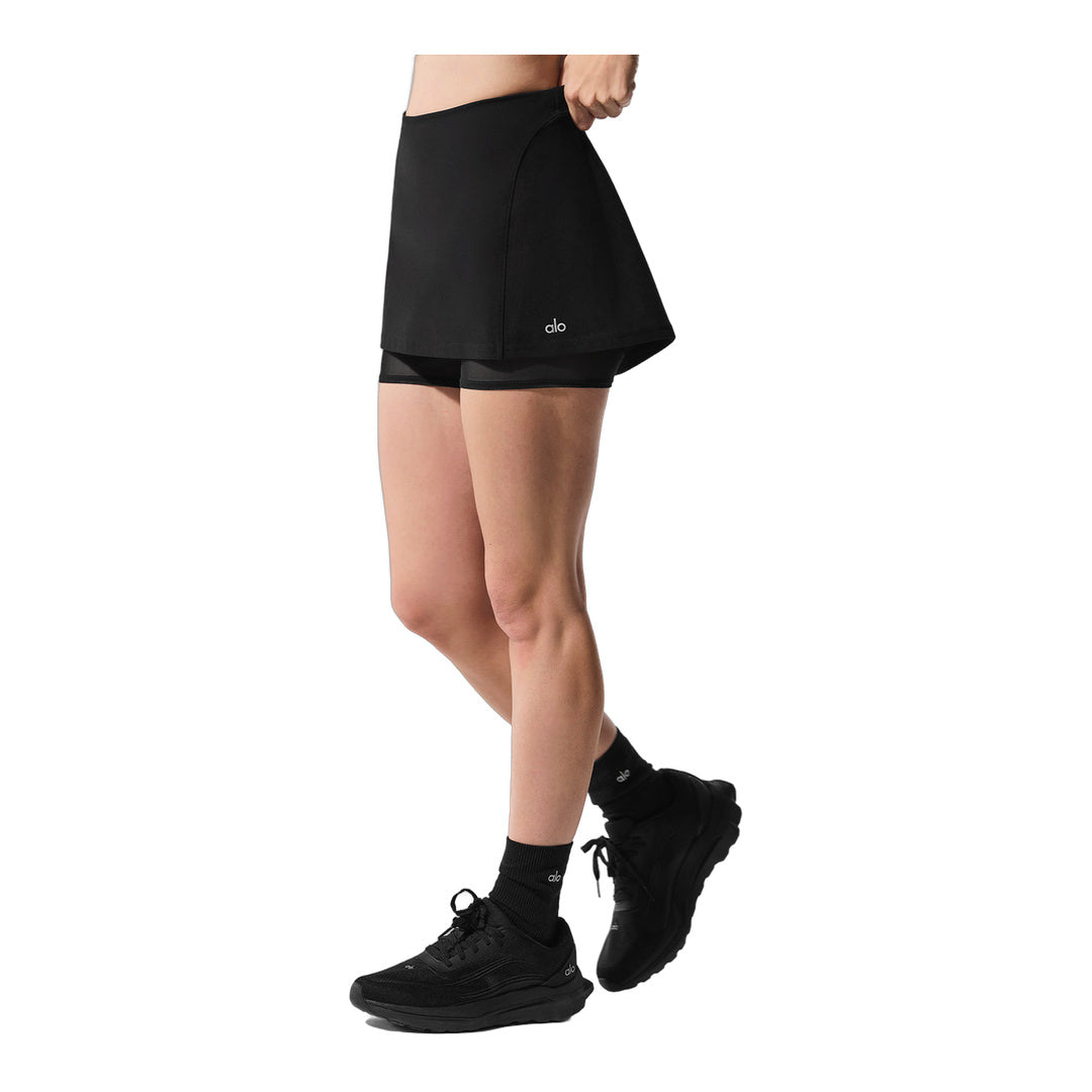 alo Alosoft Serve It Up Skirt - Black by Alo Yoga