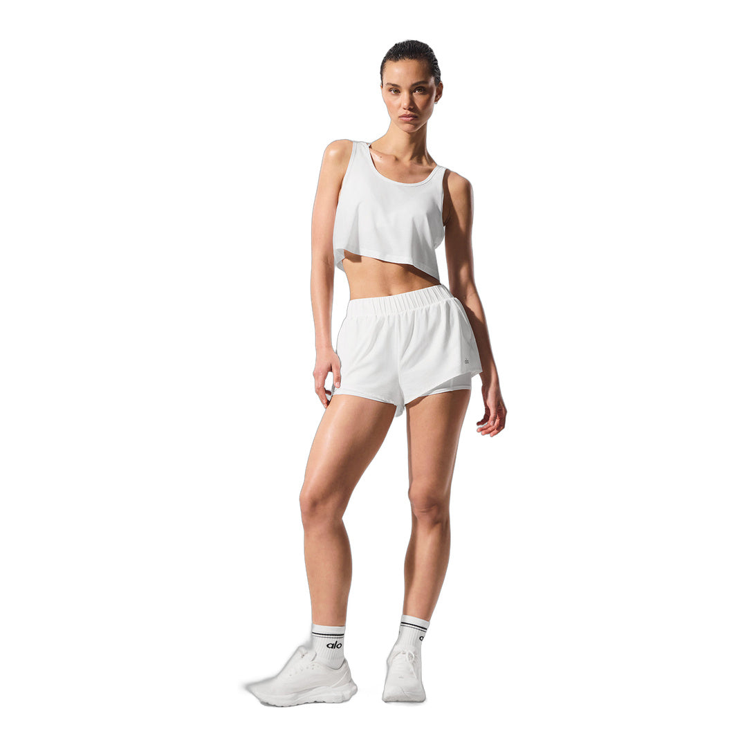 alo Sport Star Short - White by Alo Yoga
