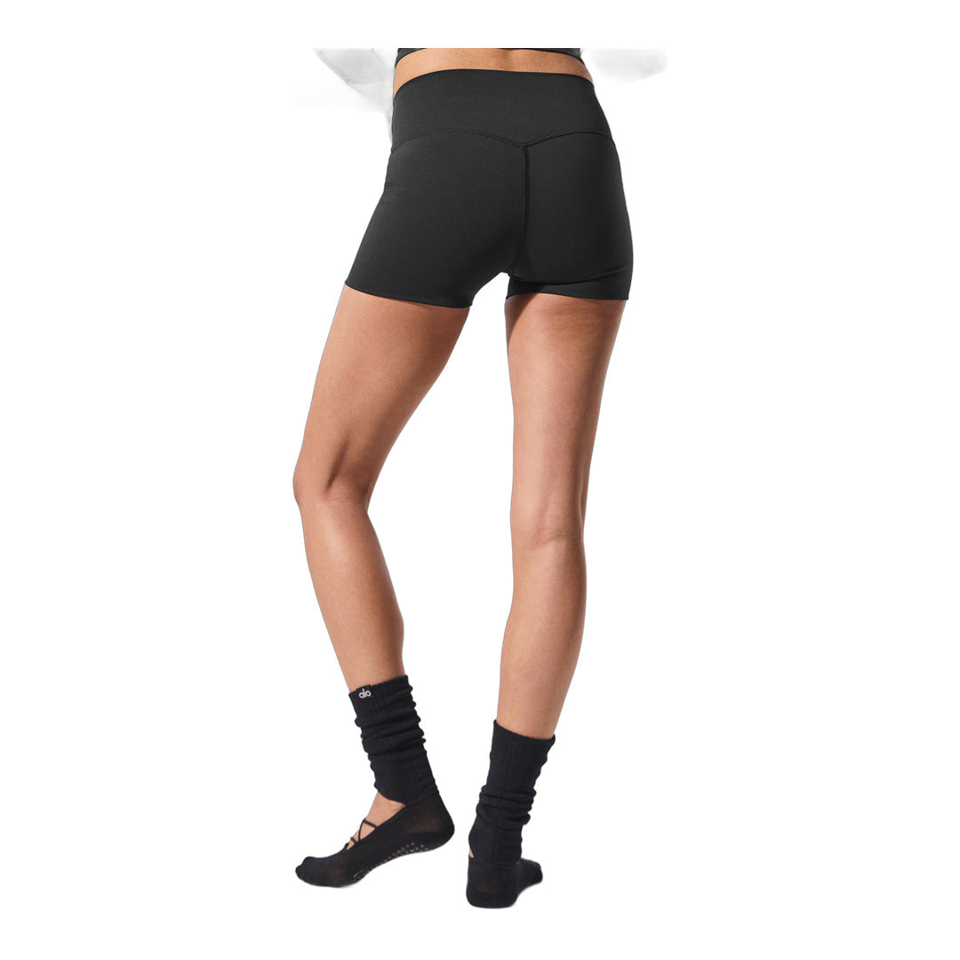 alo 3" ALO Softsculpt High-Waist Precision Short - Black by Alo Yoga