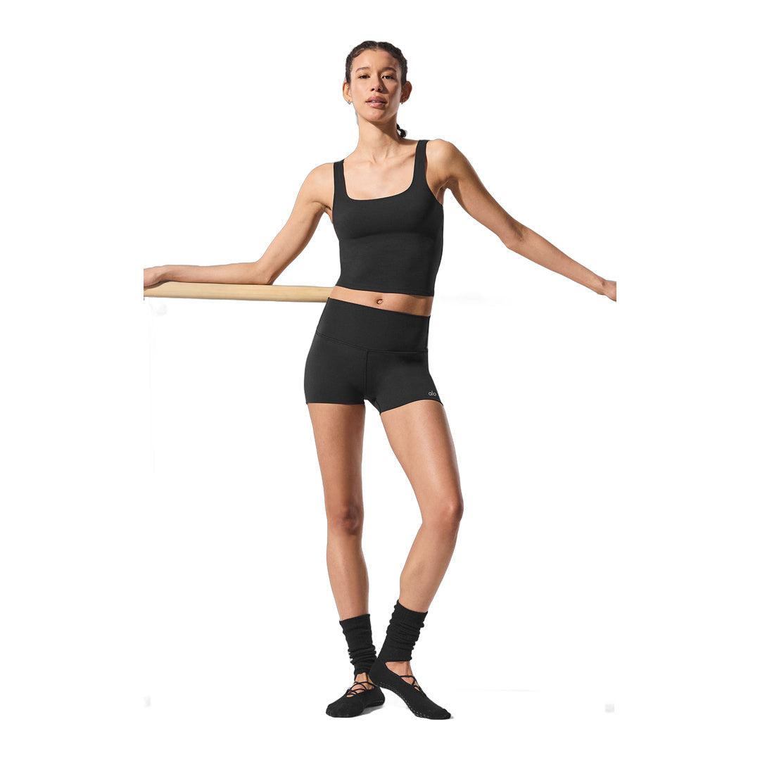 alo 3" ALO Softsculpt High-Waist Precision Short - Black by Alo Yoga