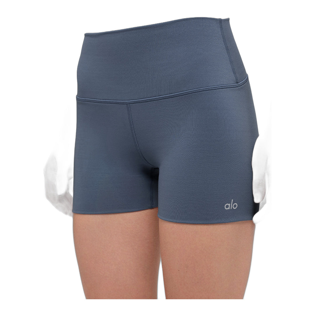 alo 3" ALO Softsculpt High-Waist Precision Short - Bluestone by Alo Yoga