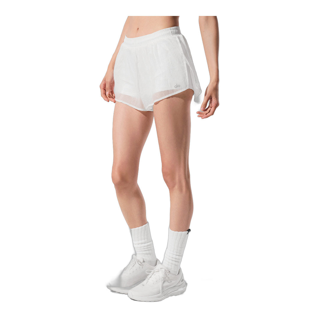 alo Game Time Short - White by Alo Yoga