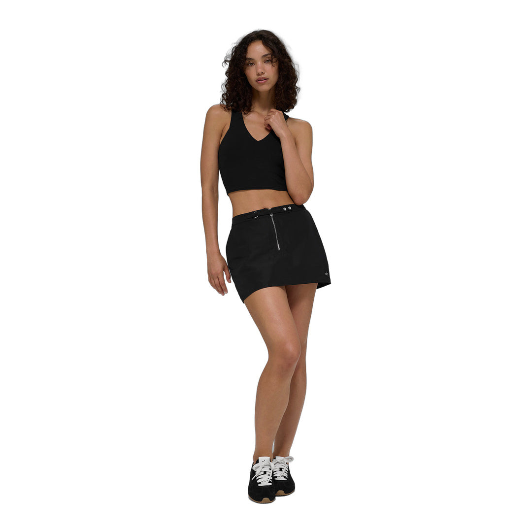 alo Work It Mini Skirt - Black by Alo Yoga