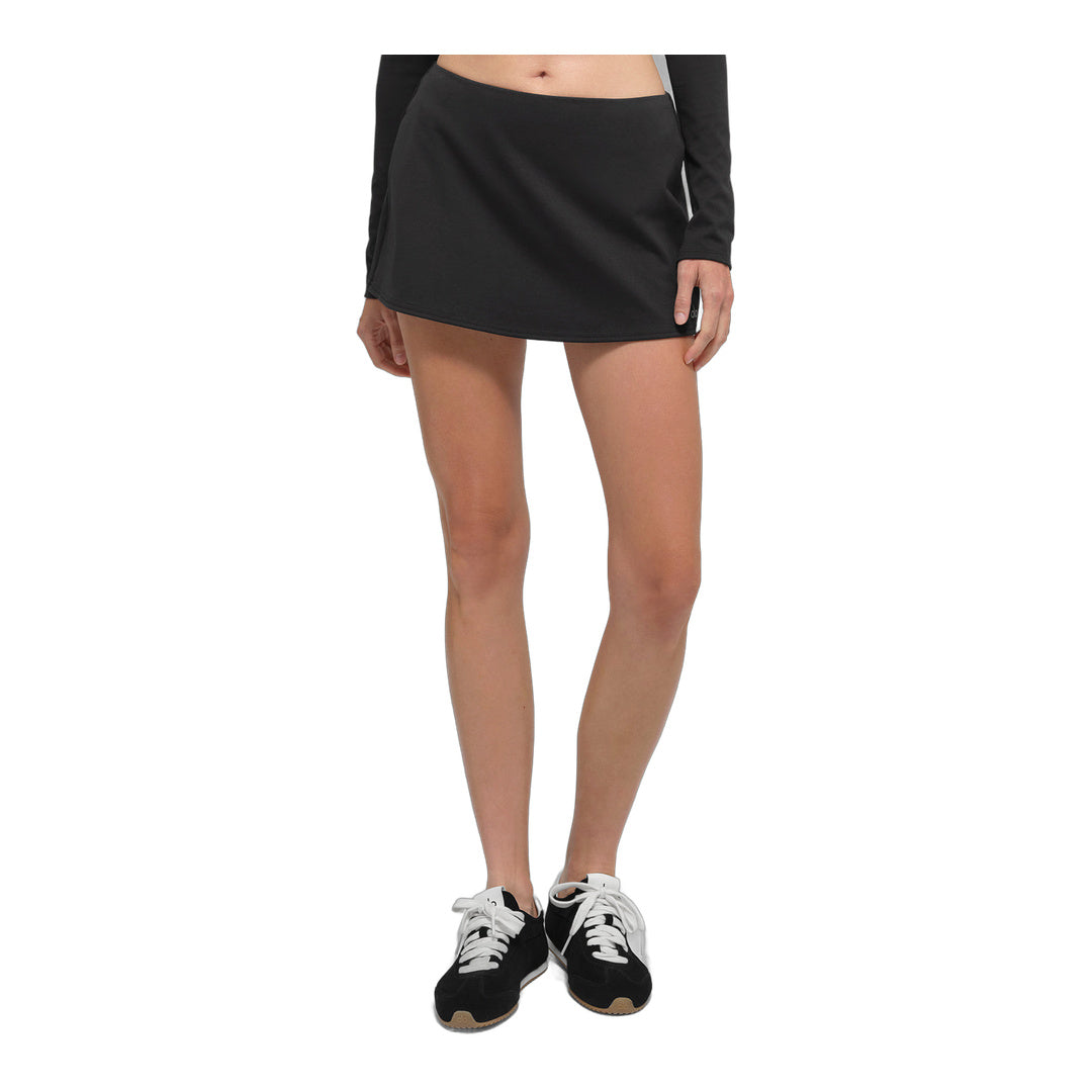 alo ALO Softsculpt Precision Mini Skirt - Black by Alo Yoga