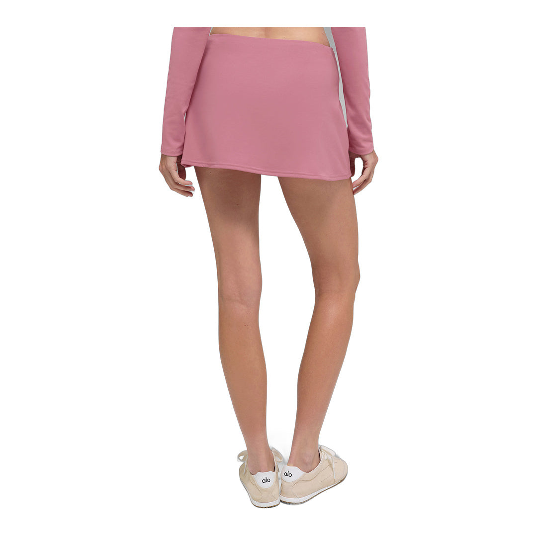 alo ALO Softsculpt Precision Mini Skirt - Pink Wild Rose by Alo Yoga
