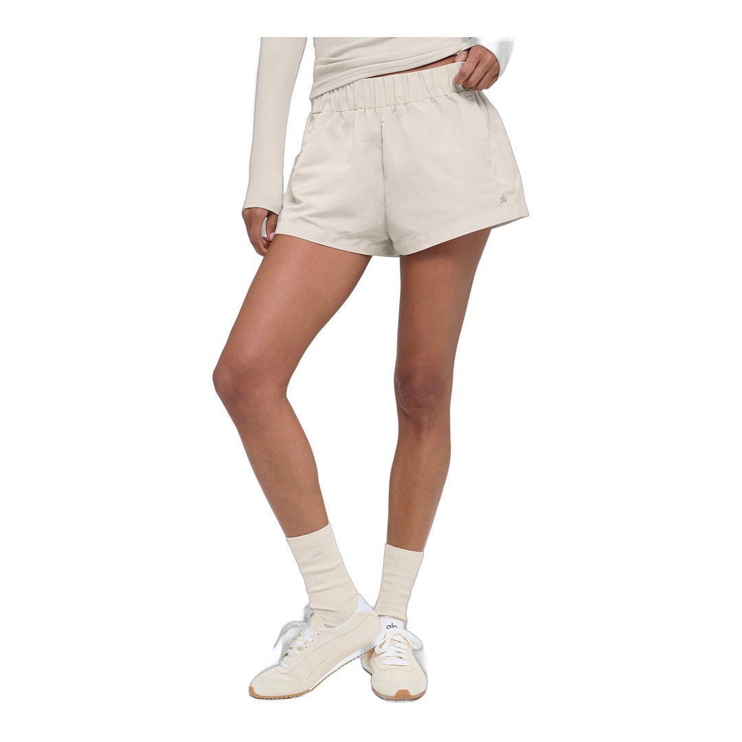 alo High-Waist Socialite Short - Bone by Alo Yoga