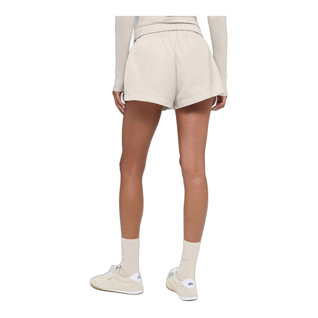 alo High-Waist Socialite Short - Bone by Alo Yoga