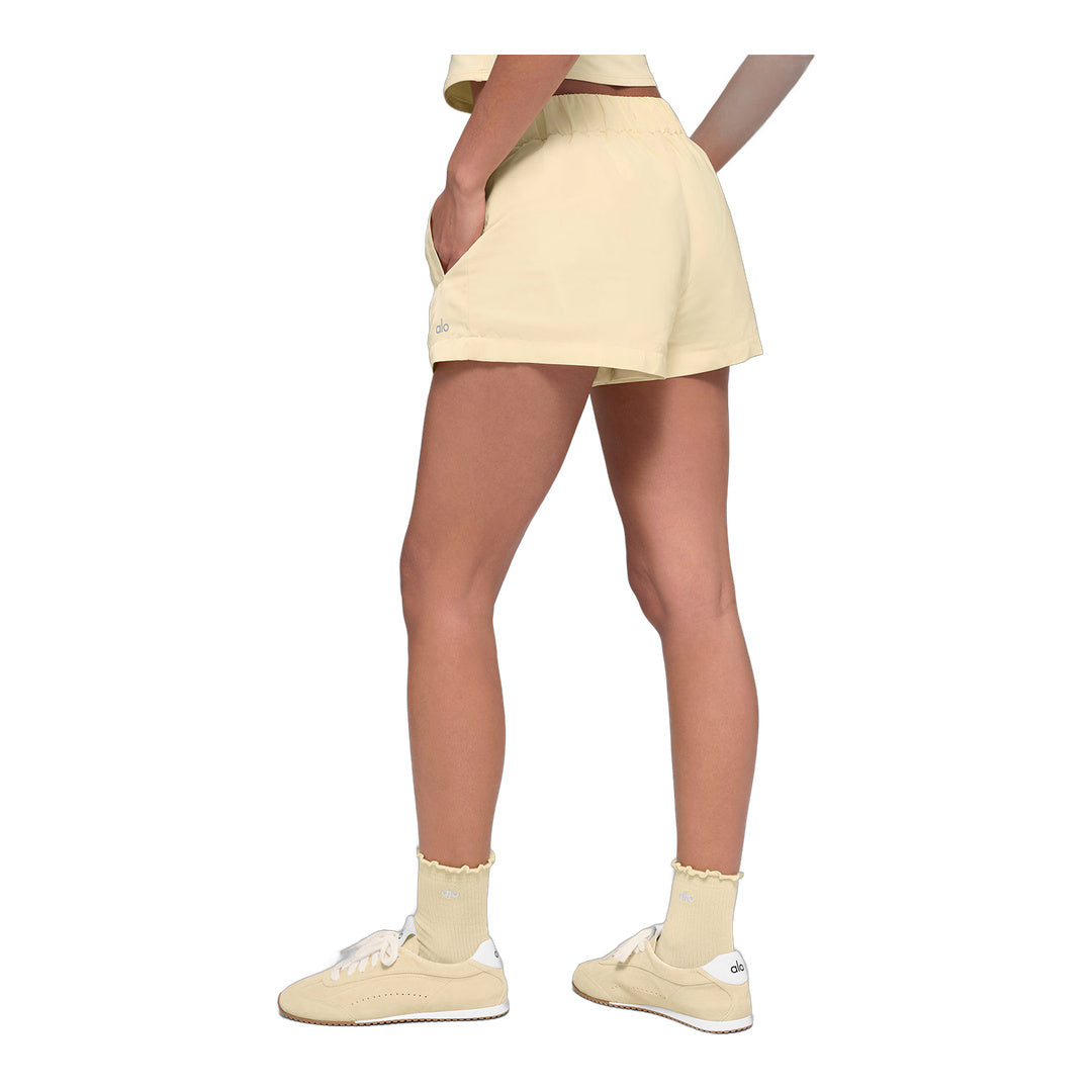 alo High-Waist Socialite Short - Candlelight Yellow by Alo Yoga
