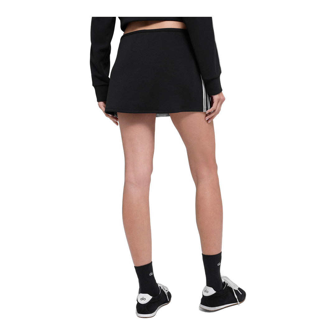 alo Track Star Mini Skirt - Black by Alo Yoga