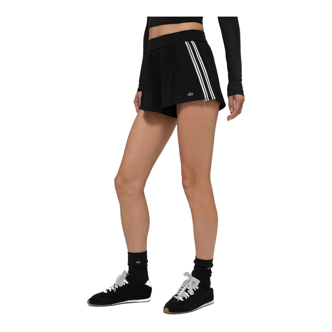 alo Track Star Short - Black by Alo Yoga