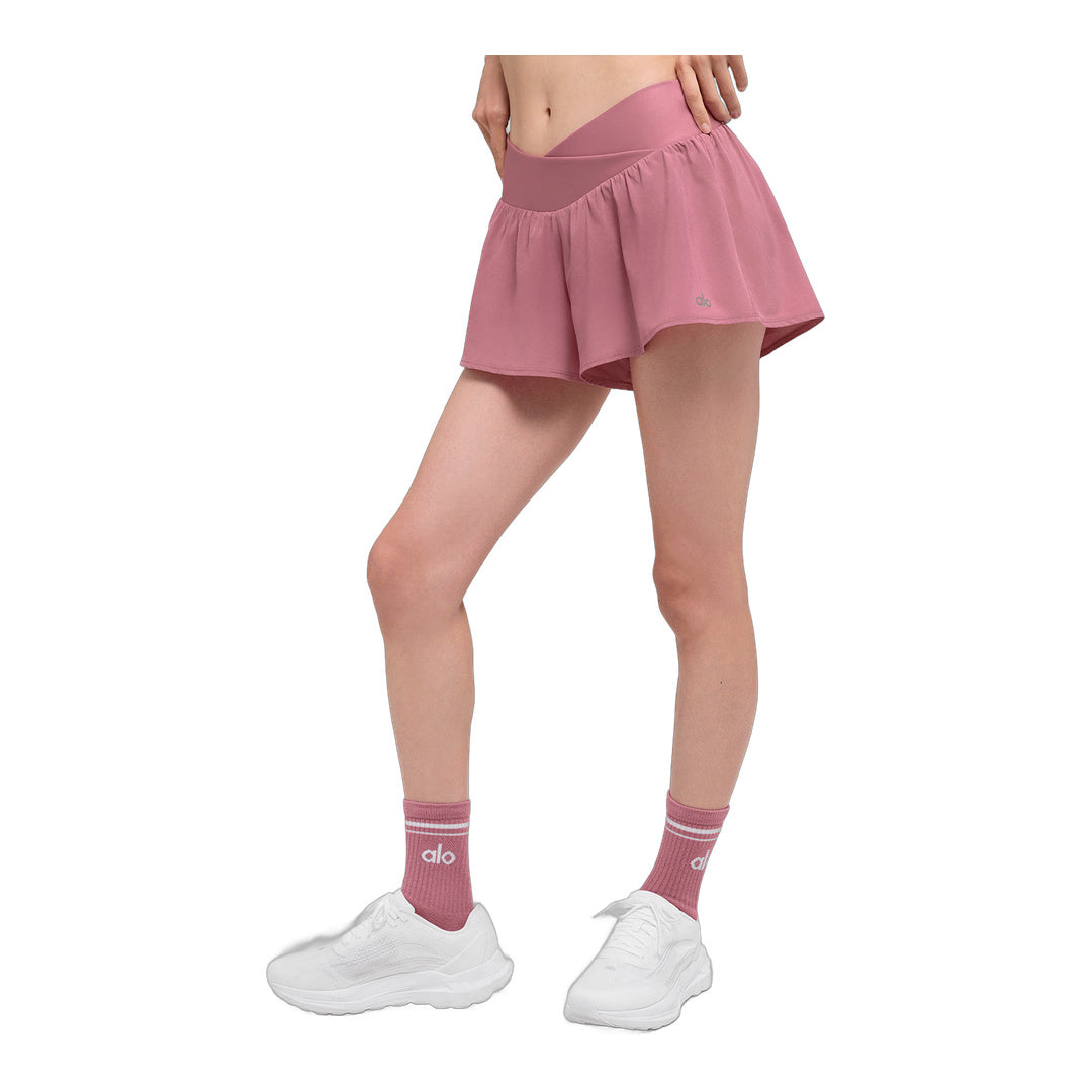 alo V-Cute Running Short - Pink Wild Rose by Alo Yoga
