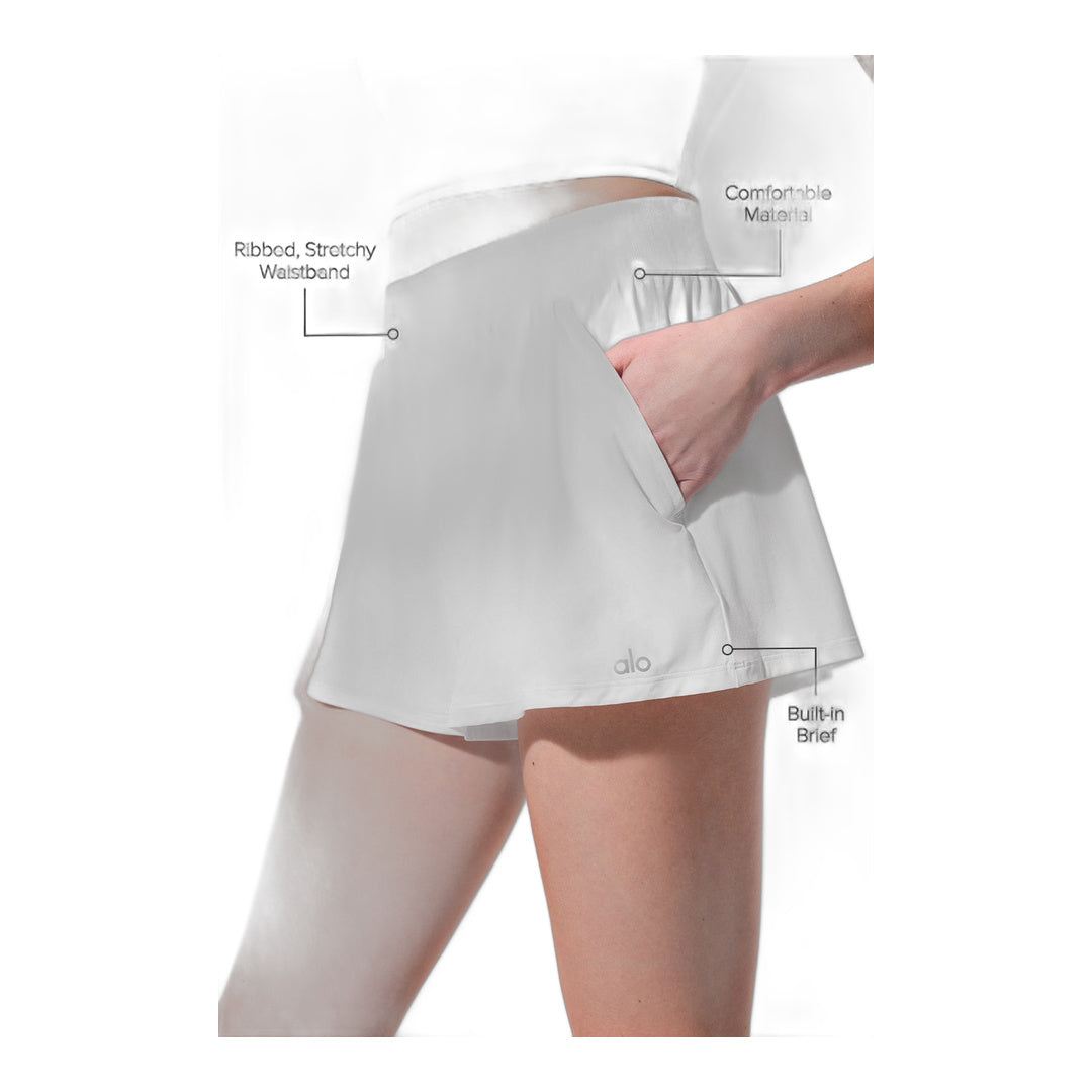 alo Breezy Short - White by Alo Yoga
