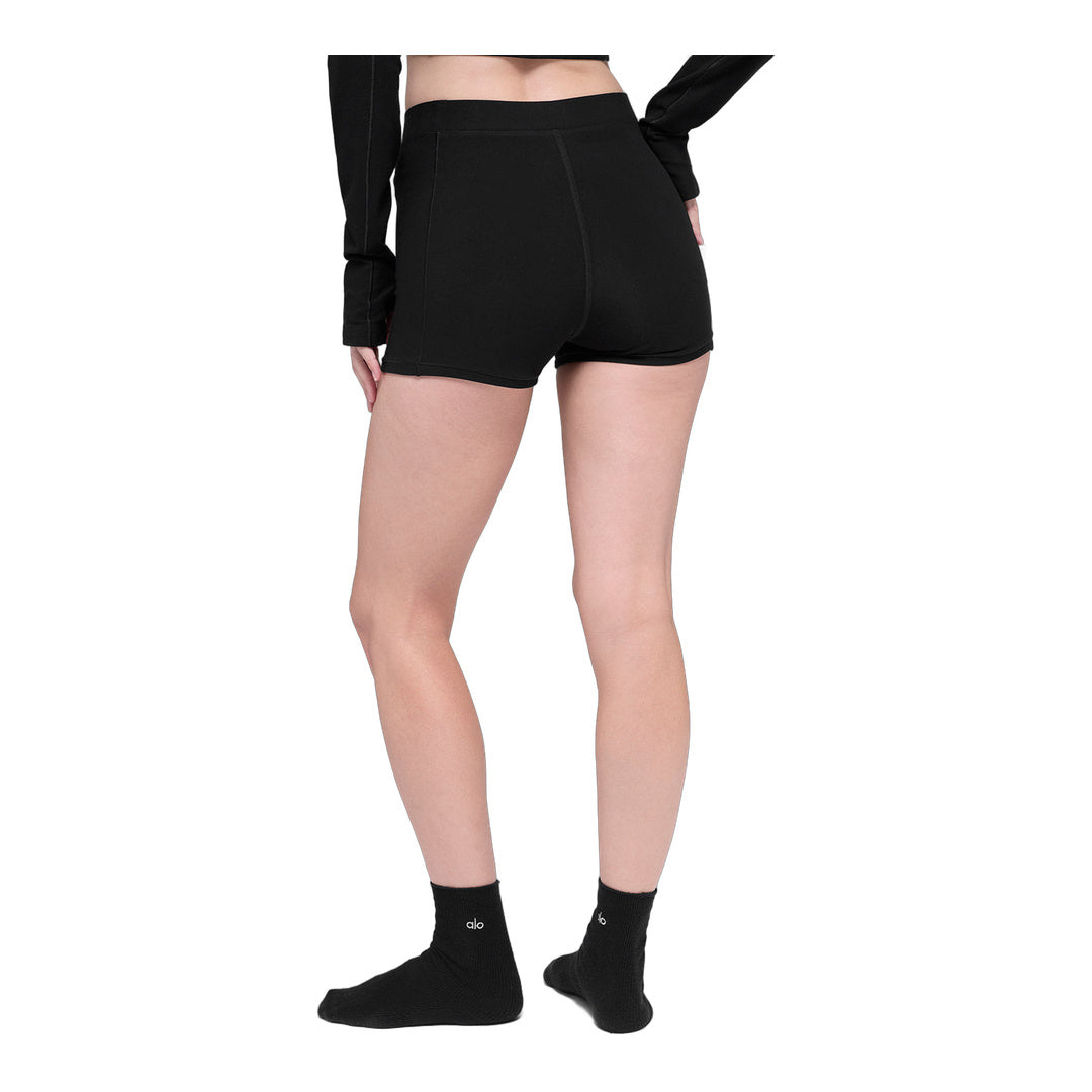 alo Alosoft Sincere Micro Short - Black by Alo Yoga