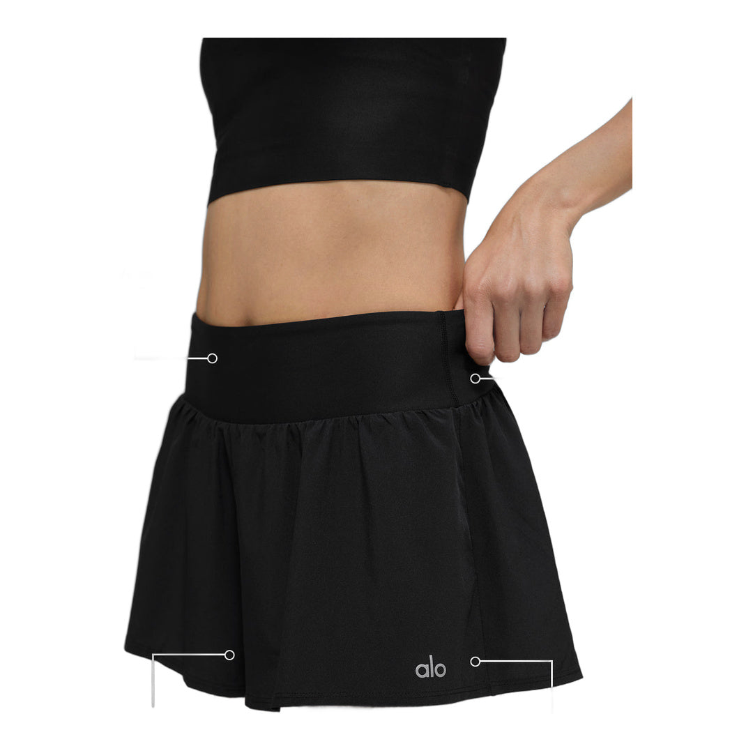 alo Victory Running Short - Black by Alo Yoga