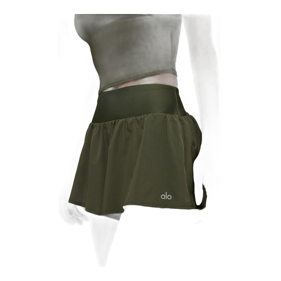 alo Victory Running Short - Green Olive by Alo Yoga