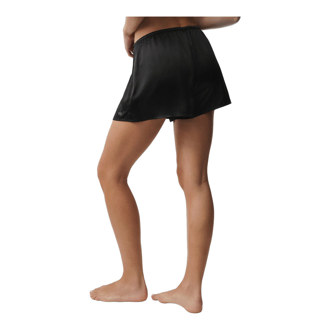 alo Silk Luminous Short - Black by Alo Yoga