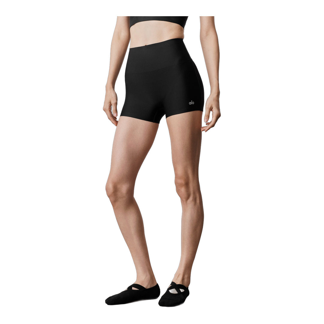 alo 3" Airlift High-Waist Sleek Short - Black by Alo Yoga