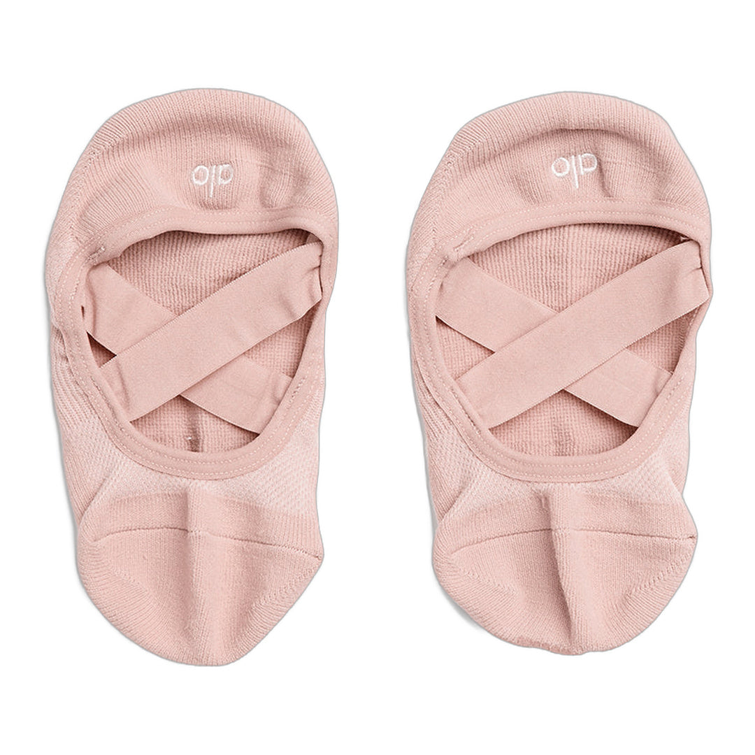alo Women's Pivot Barre Sock - Pale Mauve by Alo Yoga