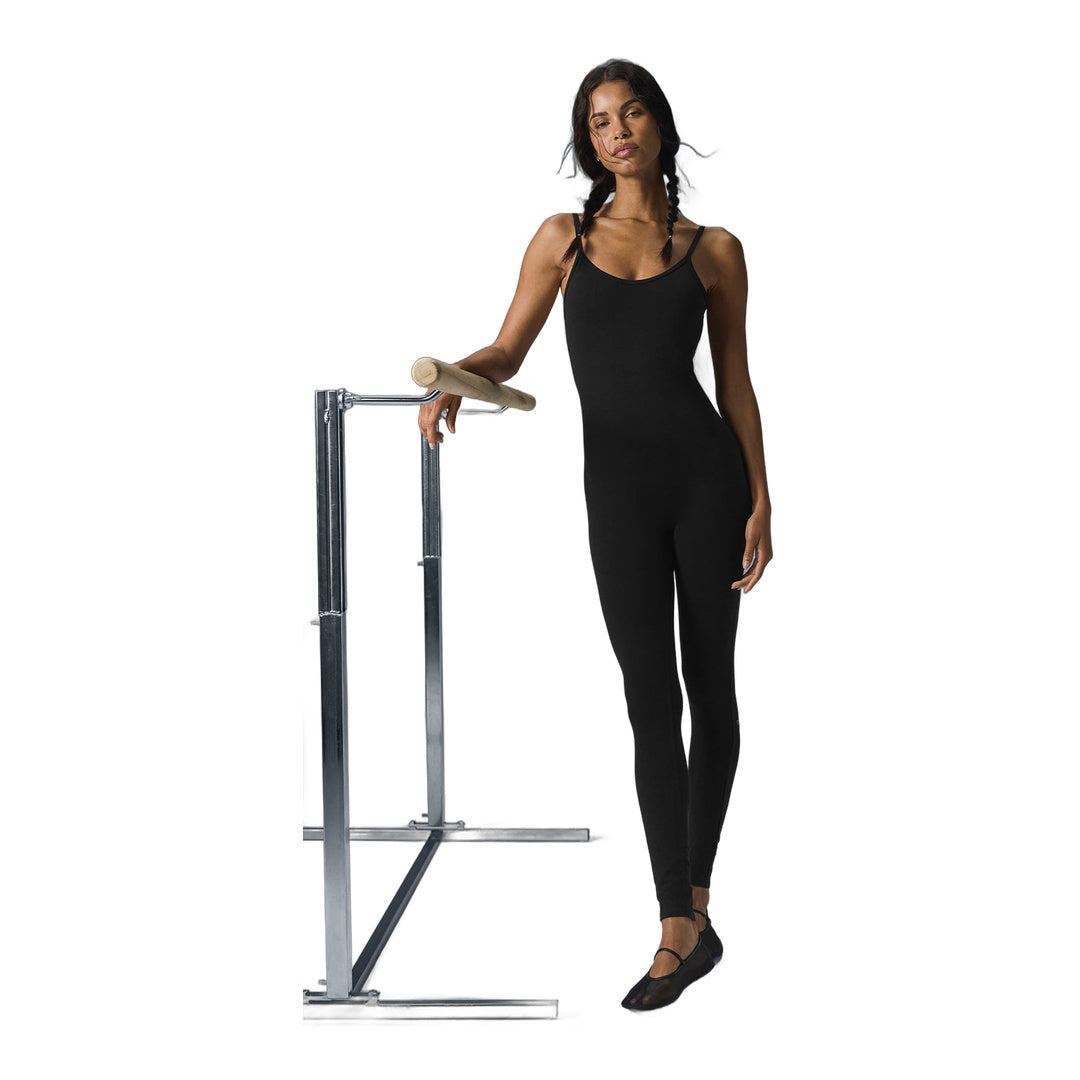 alo Airbrush One And Done Onesie - Black by Alo Yoga