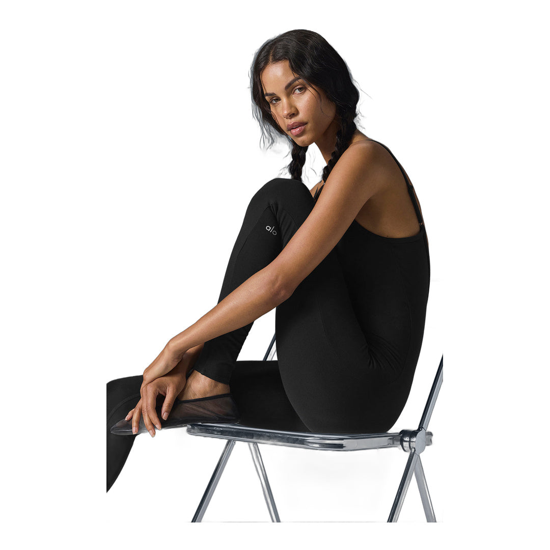 alo Airbrush One And Done Onesie - Black by Alo Yoga