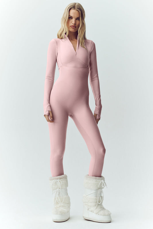 Airlift Winter Warm Ski Time Bib - Pink Champagne (W8306P)