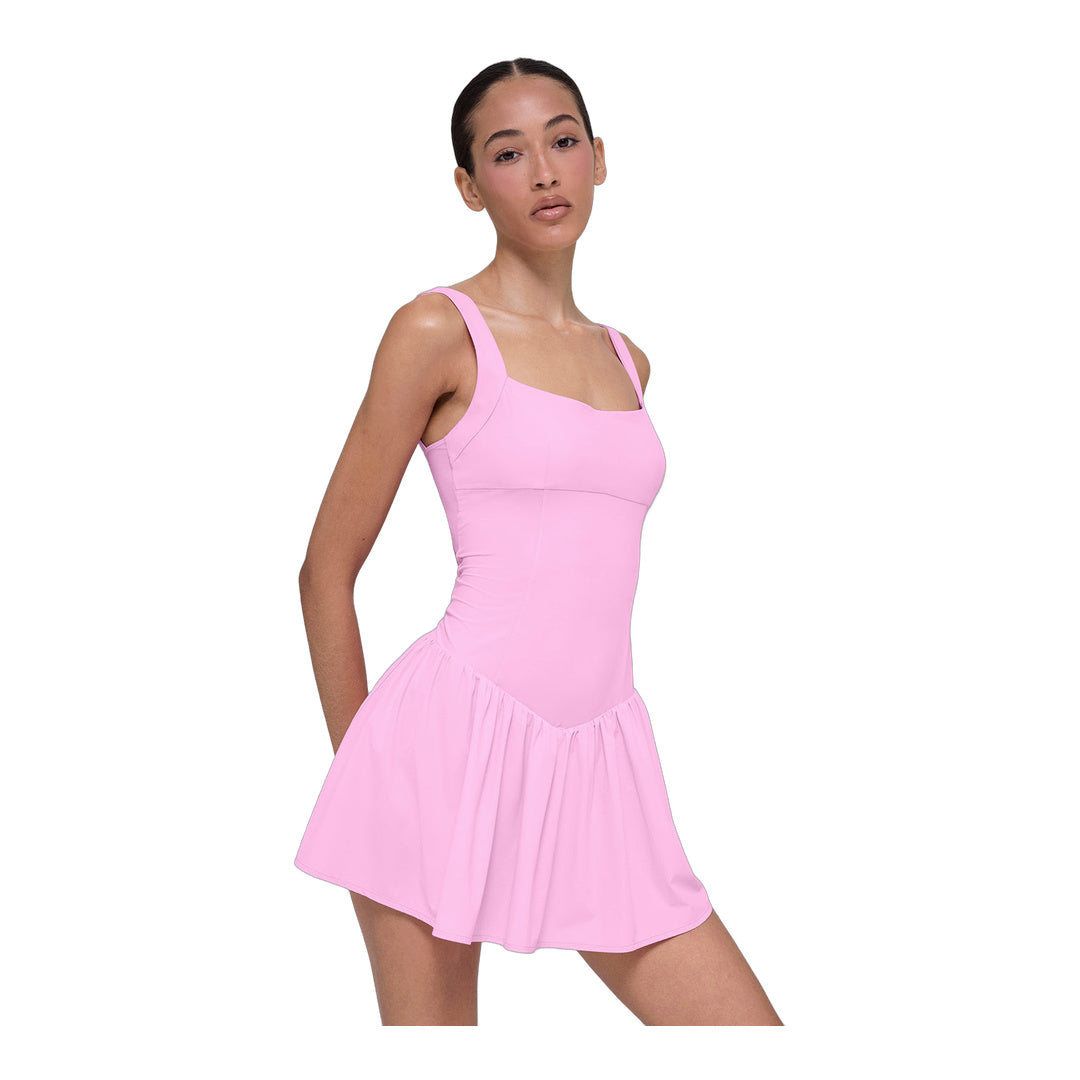 alo Alosoft Break Point Tennis Dress - Candy Heart Pink by Alo Yoga