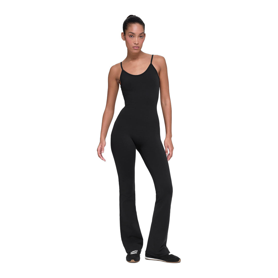 alo Airbrush Bootcut One And Done Onesie - Black by Alo Yoga