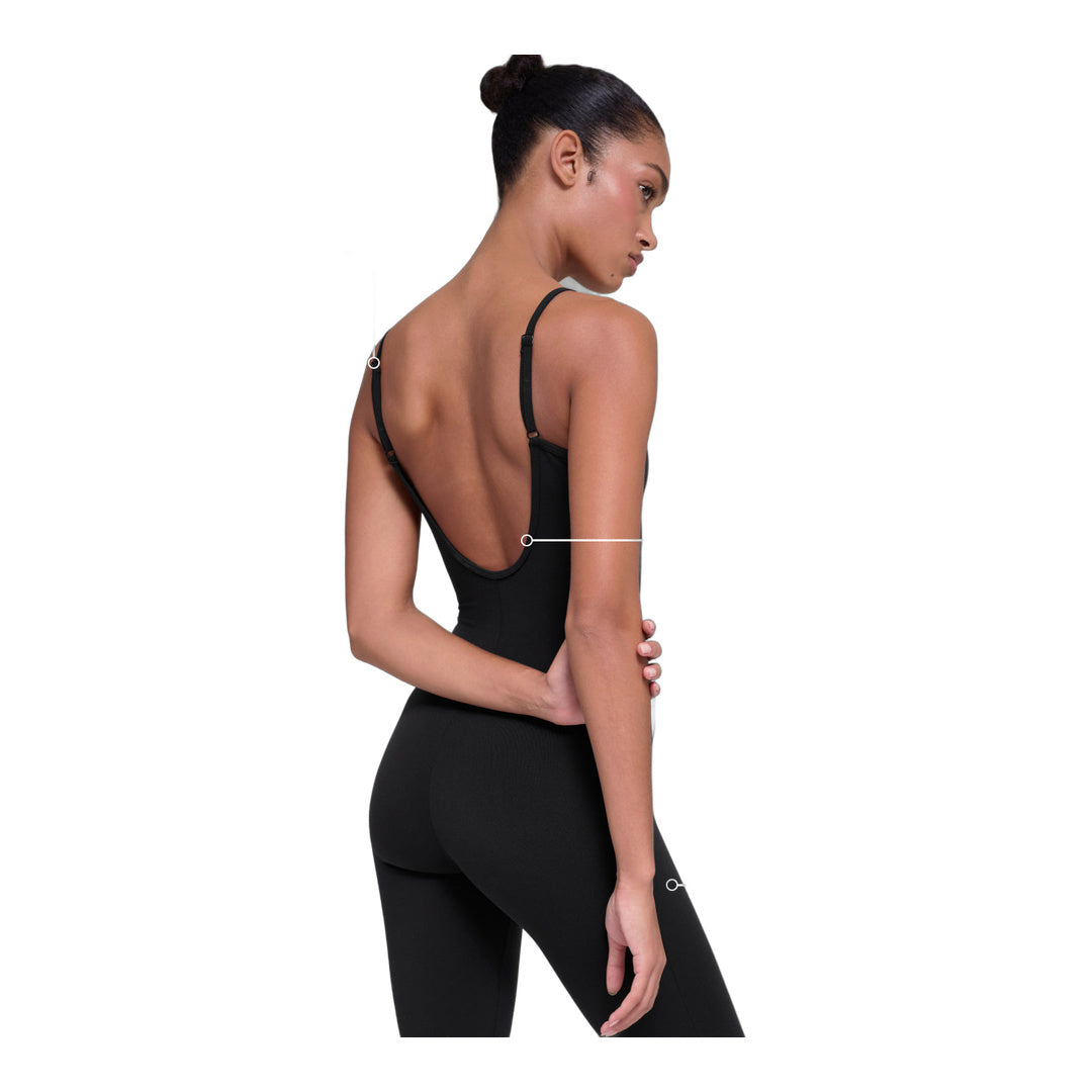 alo Airbrush Bootcut One And Done Onesie - Black by Alo Yoga