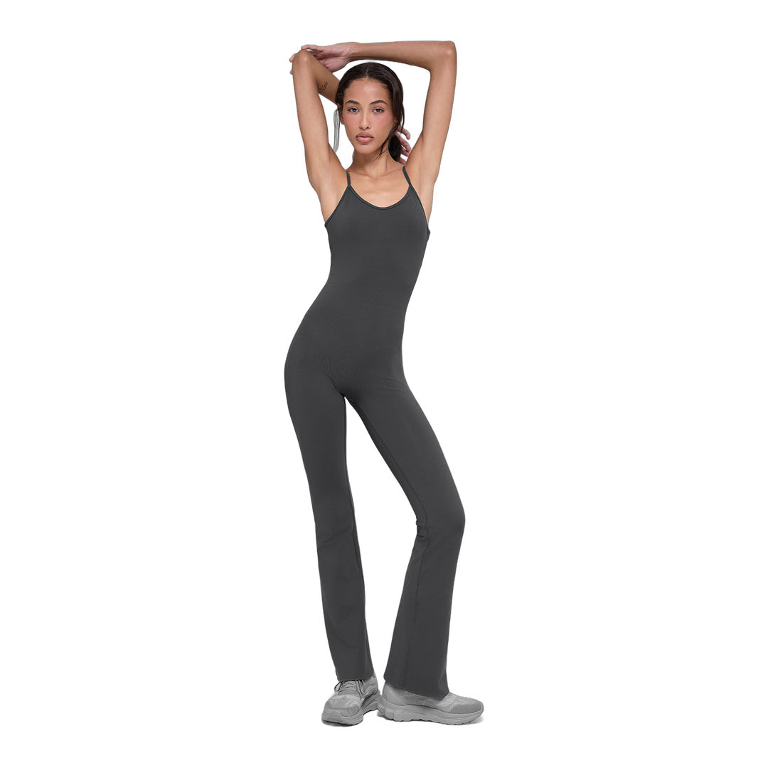alo Airbrush Bootcut One And Done Onesie - Anthracite by Alo Yoga
