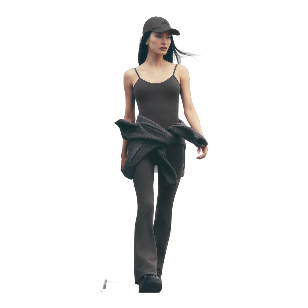 alo Airbrush Bootcut One And Done Onesie - Anthracite by Alo Yoga