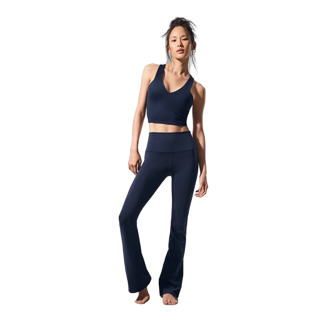 alo Airbrush Real Bra Tank - Navy by Alo Yoga