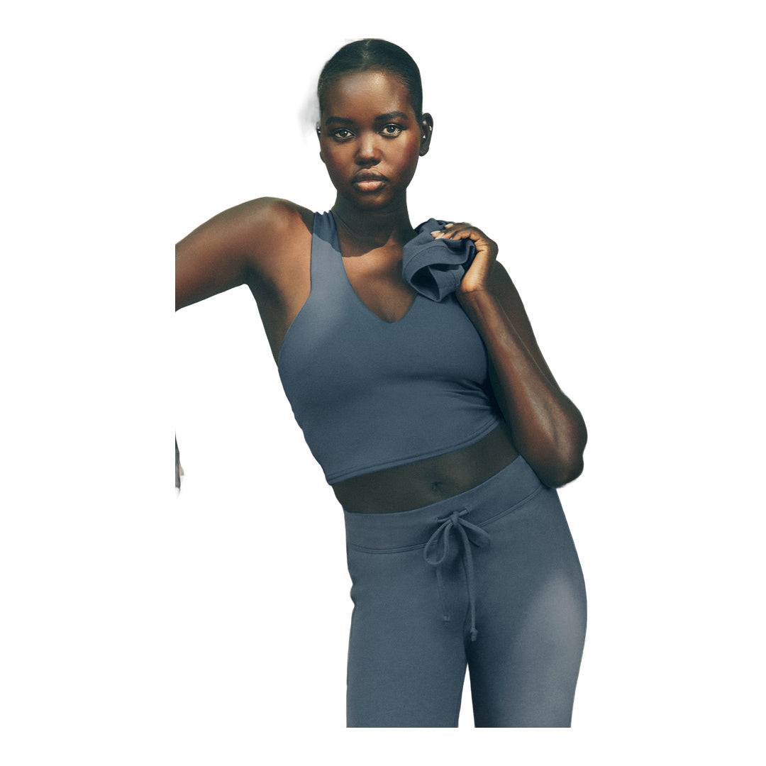 alo Airbrush Real Bra Tank - Bluestone by Alo Yoga