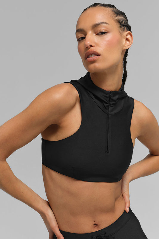 Airlift Light Speed Hooded Bra - Black (W9866R)