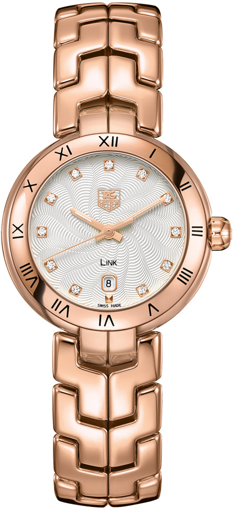 Tag Heuer Link Rose Diamond Watch
