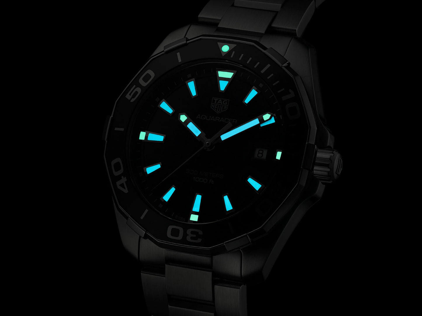 Tag Heuer Aquaracer 300M Quartz Black Dial