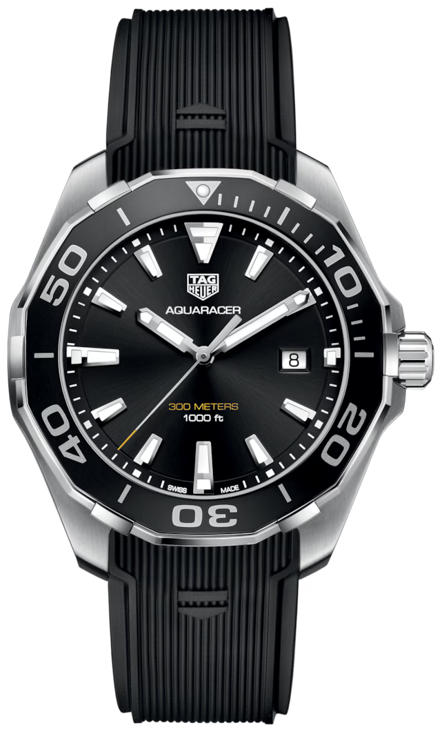 Tag Heuer Aquaracer Black Sunray Dial