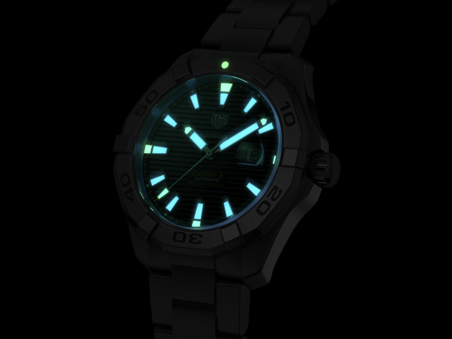 TAG Heuer Aquaracer Automatic Black Dial Steel