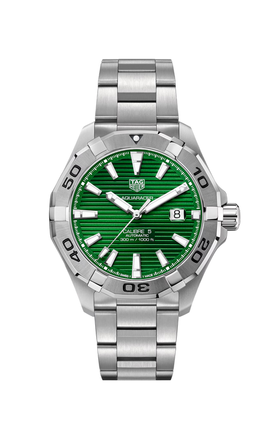 Tag Heuer Aquaracer Calibre 5 Green Dial Automatic Watch