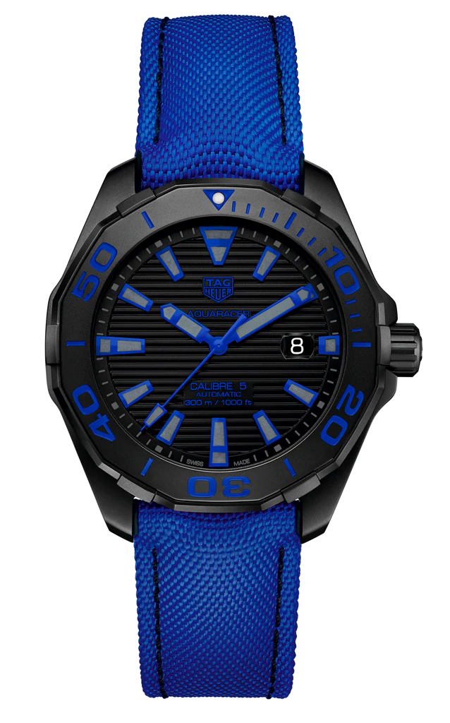 Tag Heuer Aquaracer Calibre 5 Titanium Blue Dial