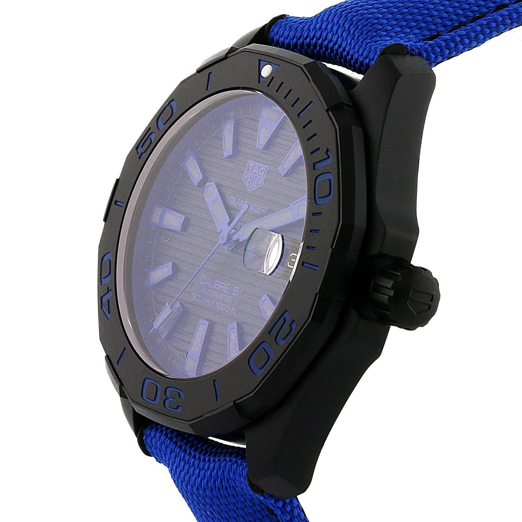 Tag Heuer Aquaracer Calibre 5 Titanium Blue Dial