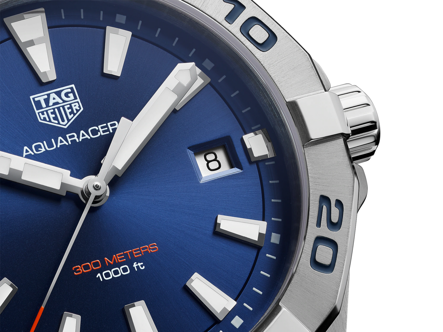 Tag Heuer Aquaracer Blue Brushed Dial Watch