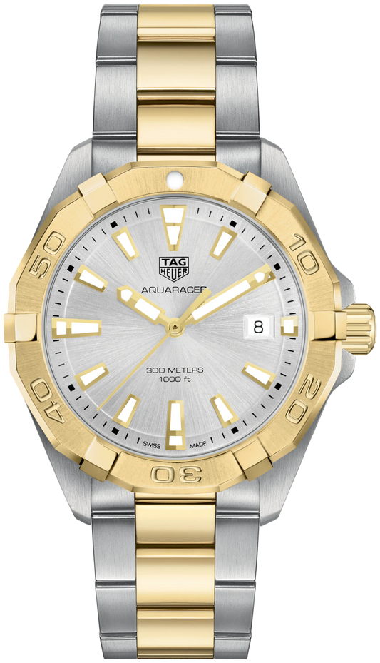 Tag Heuer Aquaracer Silver Brushed Dial Watch
