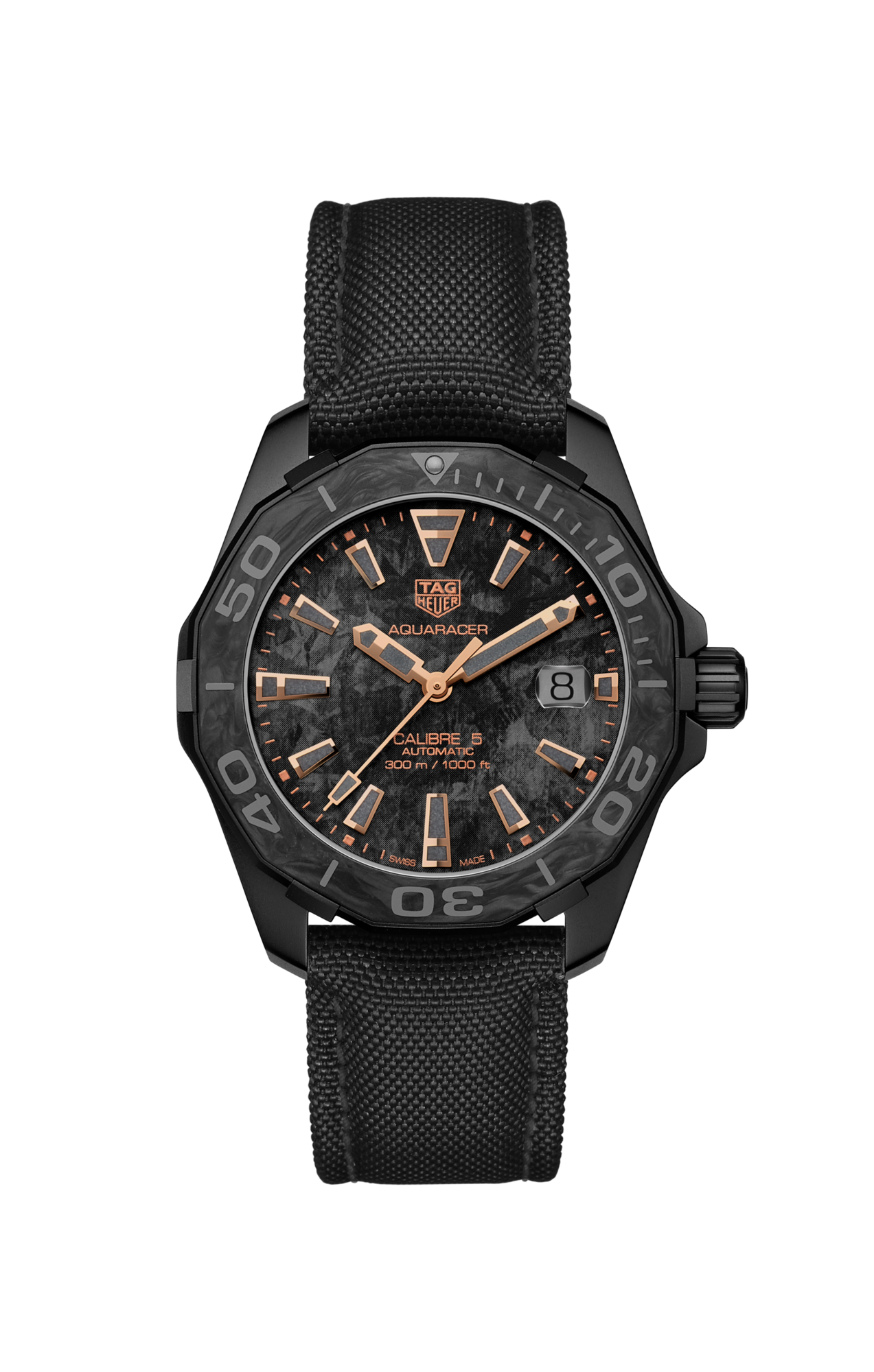 TAG Heuer Aquaracer MM0425 41mm Titanium PVD Carbon