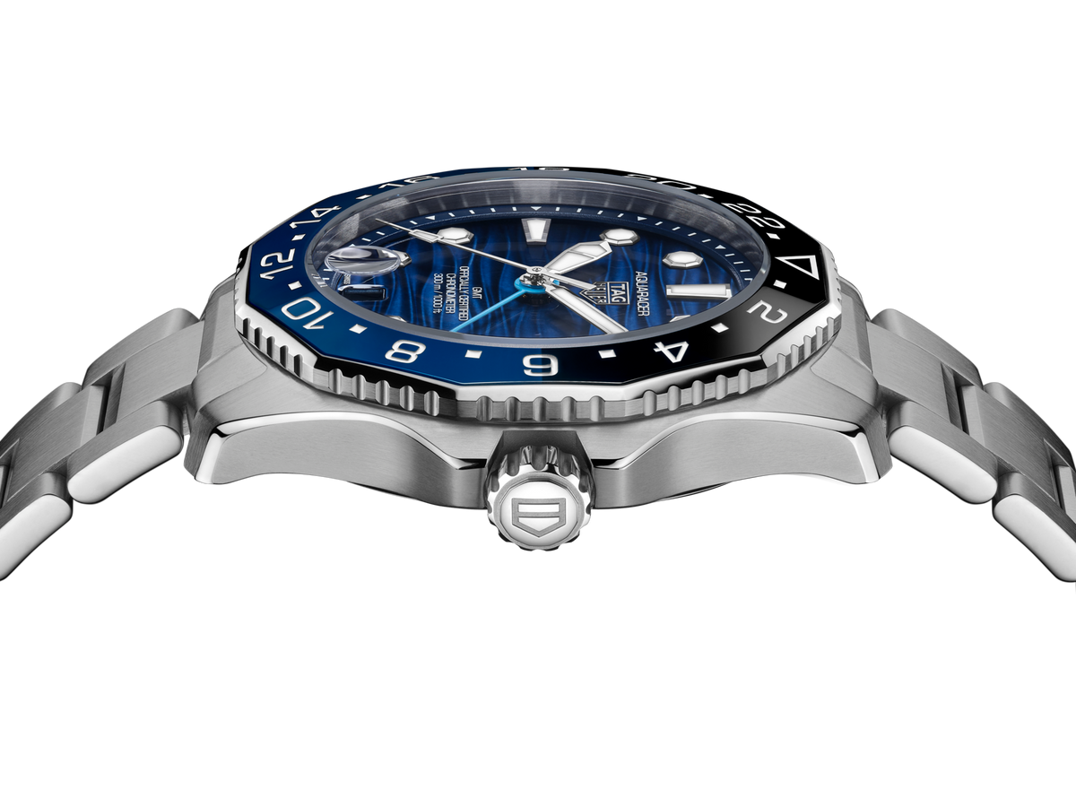 TAG Heuer Aquaracer Professional 300 GMT WBP5114.BA0013 side profile