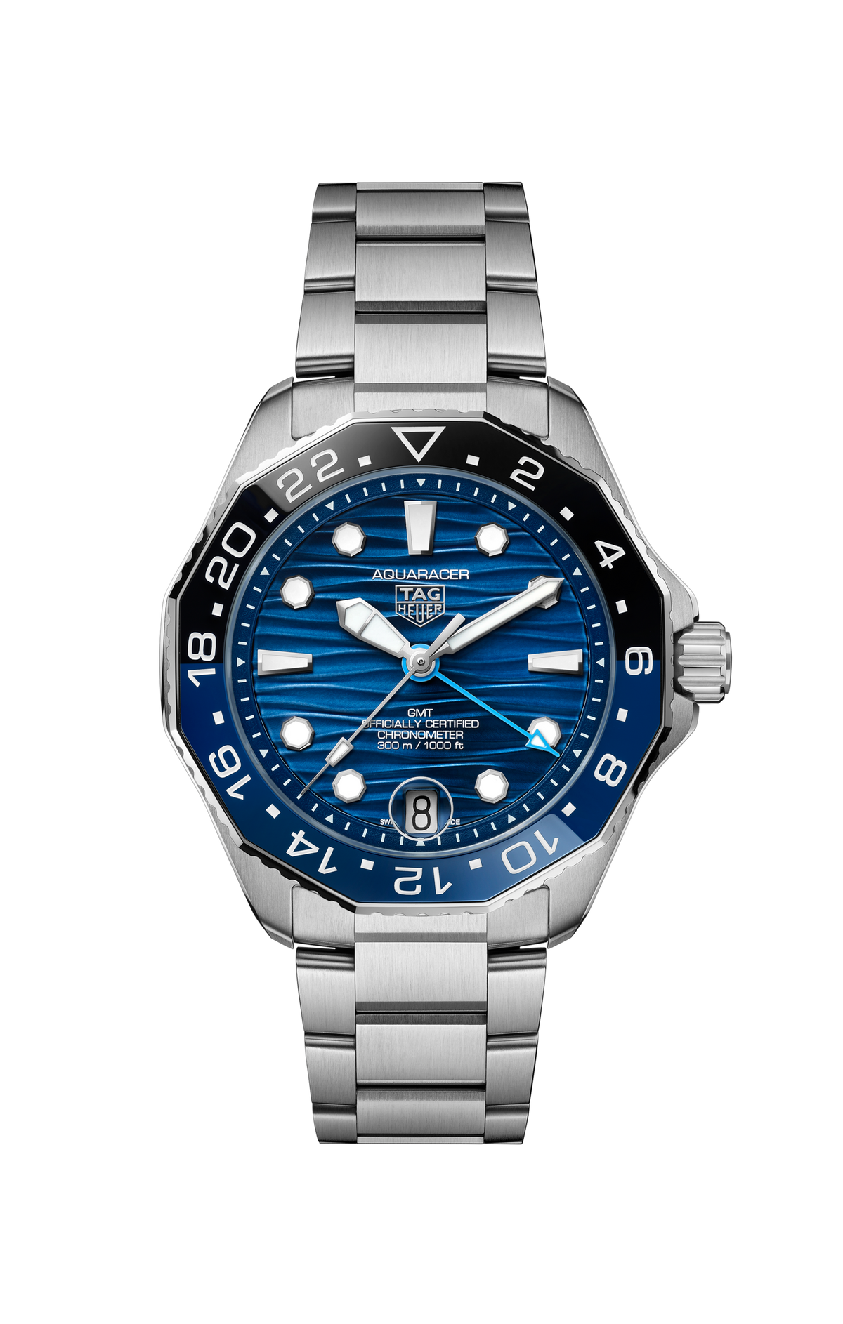 TAG Heuer Aquaracer Professional 300 GMT WBP5114.BA0013 front view