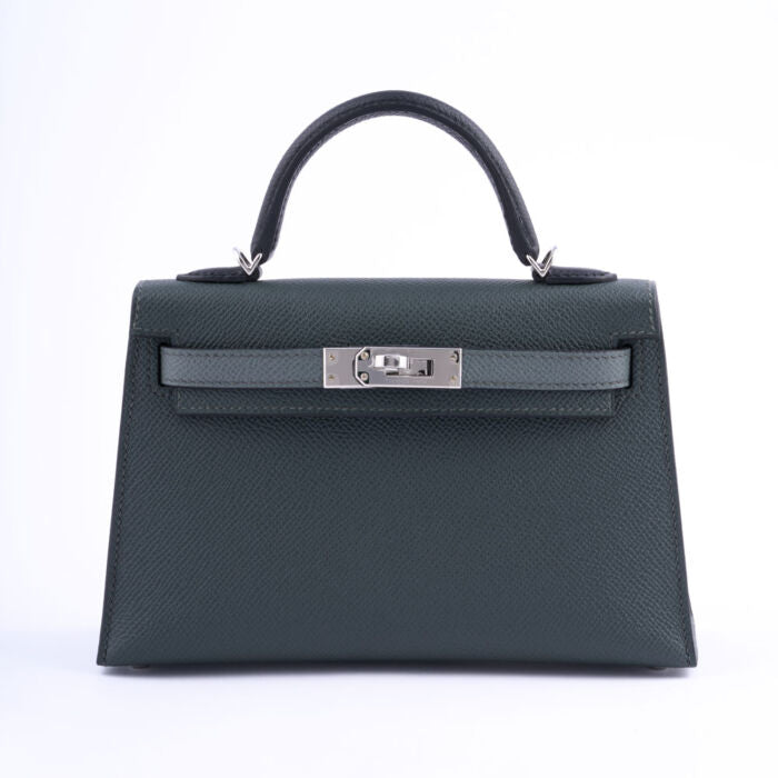 Hermès Mini Kelly 20 Sellier – Vert Mangrove - Zeuskicks