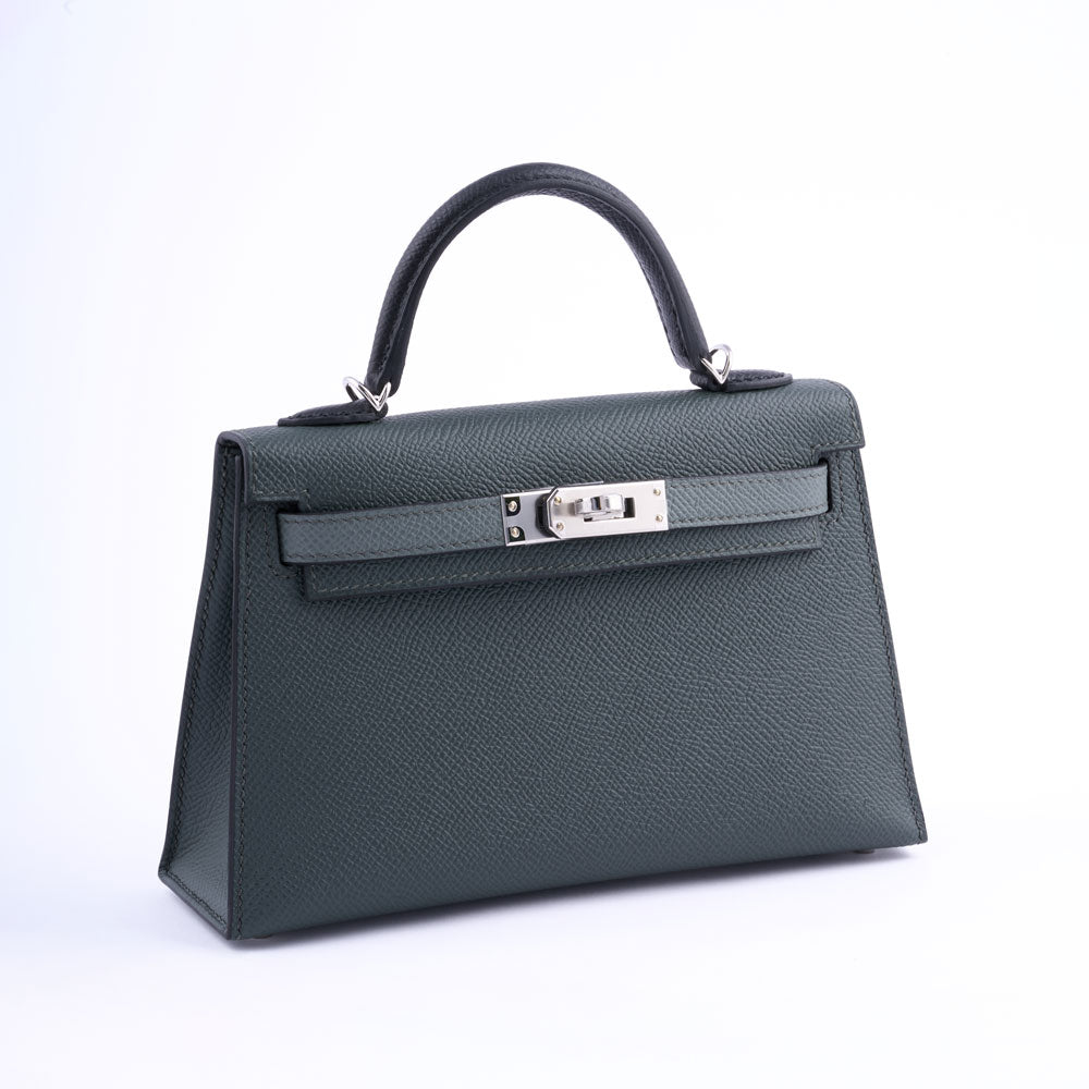 Hermès Mini Kelly 20 Sellier – Vert Mangrove - Zeuskicks
