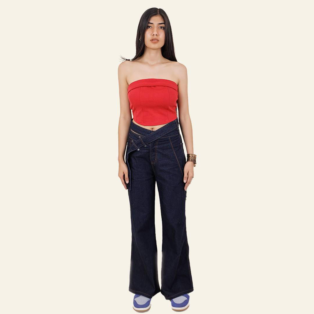 Women’s Indigo Flared Jeans - Women Liberation by Old Gene
