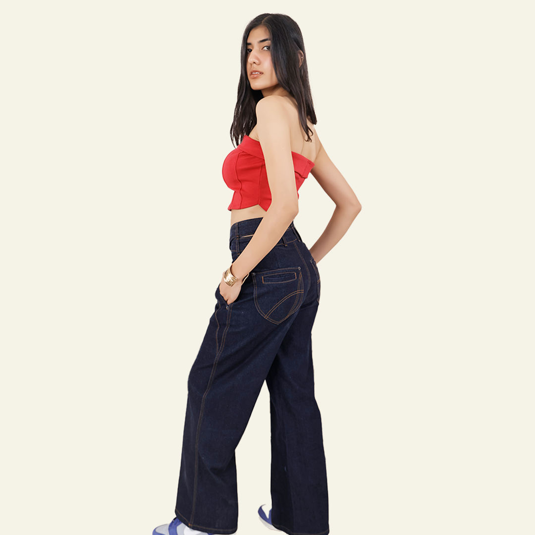 Women’s Indigo Flared Jeans - Women Liberation by Old Gene